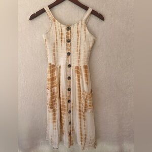 Rare Edition girls Dress sleeveless button down Size 10 brand new No tags